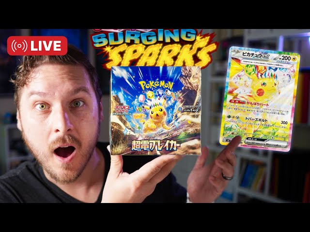 *NEW* Super Electric Breaker Opening! ⚡️(Preview of Surging Sparks)