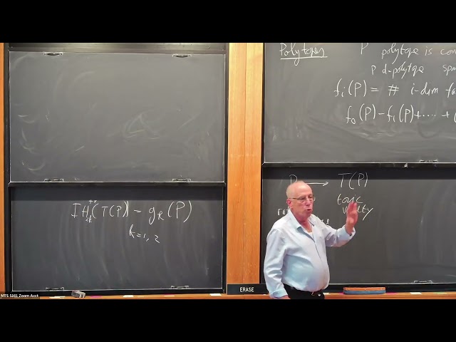 Intersection Homology and Combinatorics - Gil Kalai