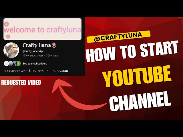 How to start a YouTube channel🦋#luna #howtostartayoutubechannel #howtocreateayoutubechannelinmobile 