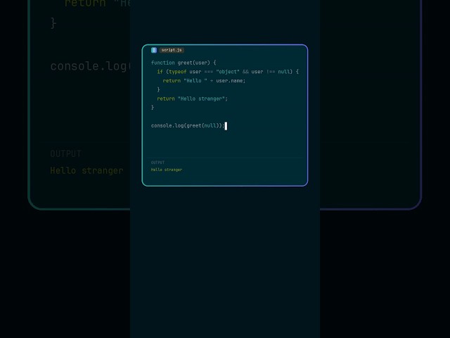 typeof null Returns "object" — The 1995 Bug JS Never Fixed