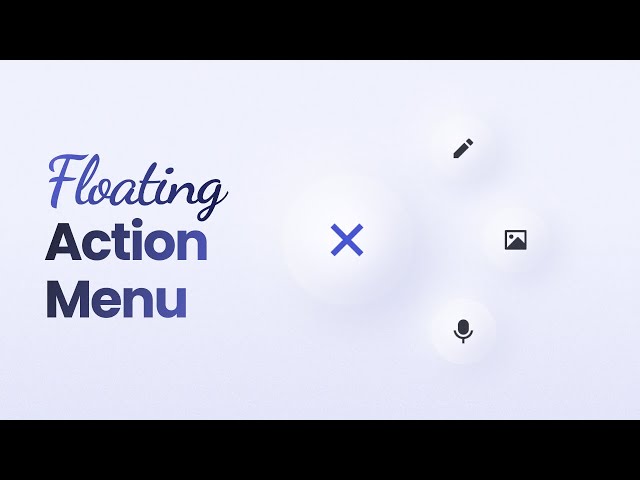 ✨ Floating Action Menu Button Using HTML CSS & JavaScript | CSS Neumorphism