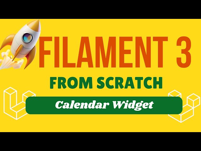 Filament Full Calendar Js Widget