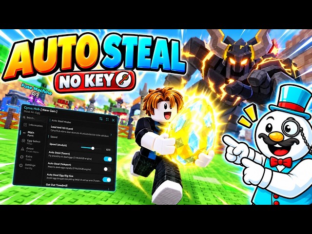 🥚NUEVO SCRIPT STEAL AN EGG [NO KEY] | AUTO STEAL POR RAREZA + EGG BIG SIZE