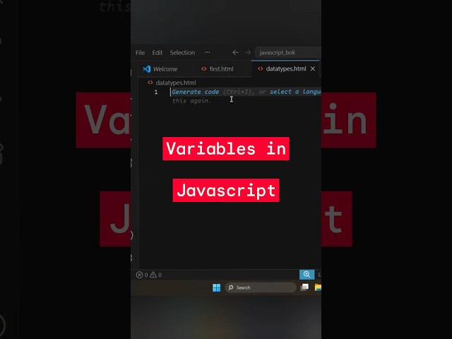 variable in javascrips | adding memory in js  #shortvideo #javascriptshorts #javascript
