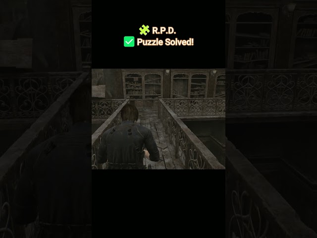 Here’s how to solve this puzzle in the Raccoon City Police Station 🧩✅ #re9requiem