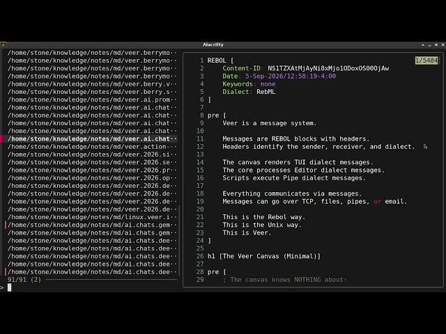 Quick Demo of Shell Dialect
