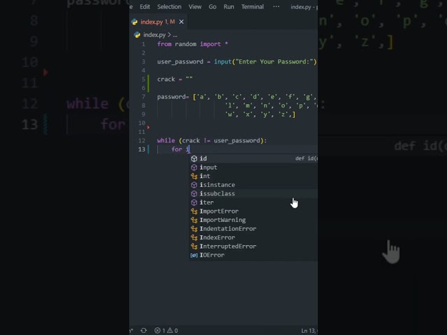 Crack password with python