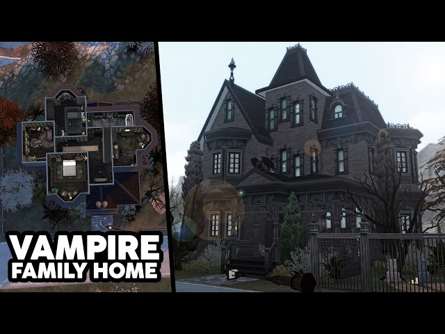 Vampire Family Home // The Sims 4 Speed Build