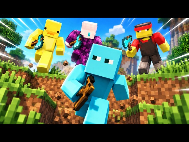 Noob Tries Mincraft Manhunt