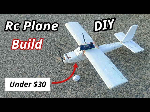 How To Make A Cheap And Simple Long Range Rc Plane | Arduino Rc Plane Build At Home 