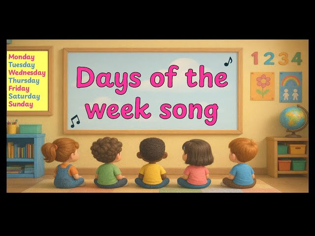 Days of the Week Song | Classroom Music for Kids