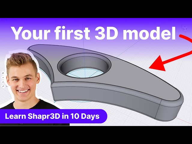 Day #1: 3D Printable Book Holder - Learn Shapr3D in 10 Days for Beginners