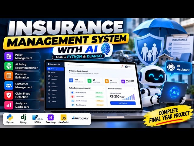 Insurance Management System with AI Using Django ||