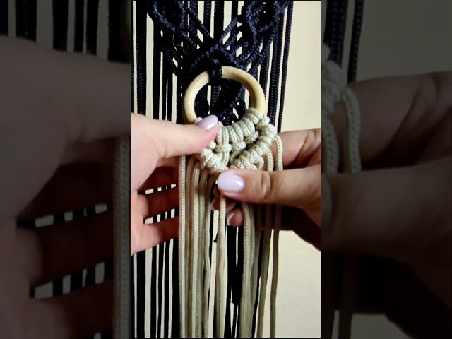 The Process of Creating a Macramé Wall Hanging #macrame #wallhanging