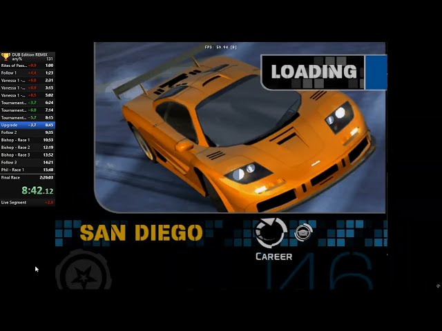 Midnight Club 3 Any% SpeedRun - 2:26:30 (Zero Restarts)