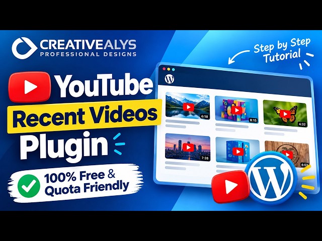 How to Display Latest YouTube Videos in WordPress (Free, Fast & No API Limits)