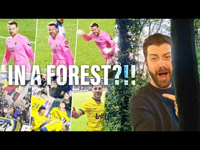 OVERHEAD KICK GOAL V MIGNOLET IN A FOREST!? | UNION SAINT GILLOISE V CLUB BRUGES | TRAVEL MATCH VLOG