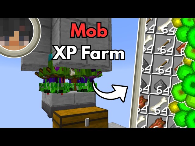 How to Build a Mob XP Farm in Minecraft Java & Bedrock 26.2+