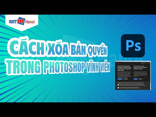Xóa bản quyền trong Photoshop | Fix lỗi Adobe Genuine Service Alert
