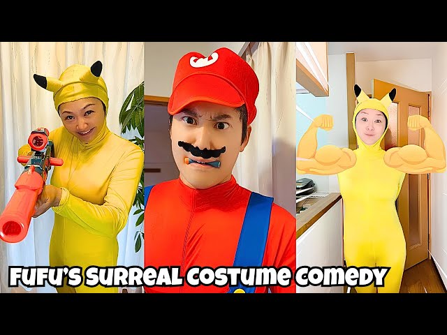 Surreal Ziki & Zaki Costume Horror Comedy | Fufu/ふうふ Bizarre Sketch Compilation 2024 Part18