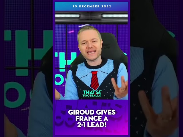 Goldbridge Reacts to Giroud's Goal Against England