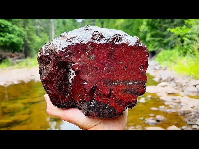 NEW Rockhounding Spot Reveals MASSIVE Jasper Stone