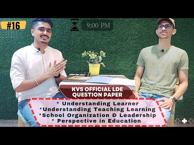 KVS 2023 LDE Question Paper Discussion || @AshwaniSheoran