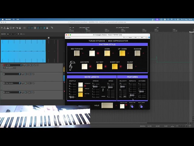 New Plugin: MIDI Arpeggiator (Tukan Studios)