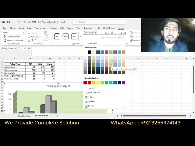 Excel 365 In Practice - Ch3 Advance Project 3-7 | Simnet Chapter 3 Advance 3-7 | Excel Ch 3-7