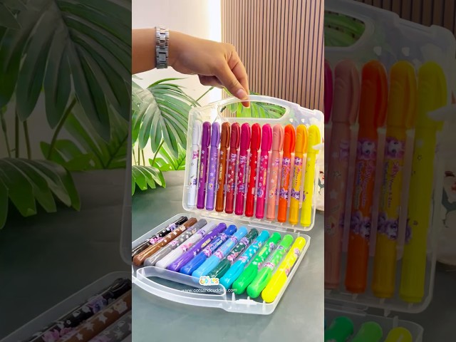 Washable caryons #paintingfun #crayons #oilpastel #returngift #artsupplies #kidsactivities #shorts