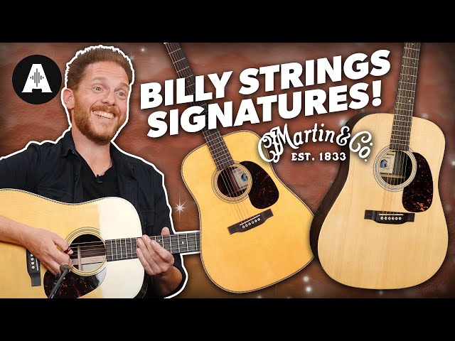 The Awesome New Billy Strings Signature Martin Acoustic Guitars!