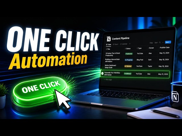 How to Save Hours With Notion Buttons (Step-by-Step)