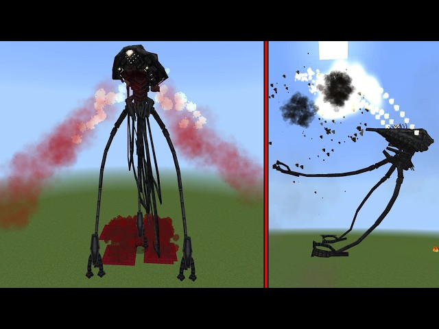 War Of The Worlds addon in Minecraft Bedrock