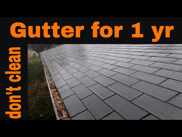 Low Profile Gutter Filter outperforms all other leave filters - Bar None