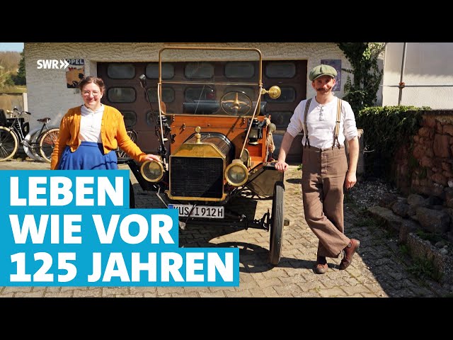 Oldtimer und Vintagekleider: Junges Ehepaar lebt wie in alten Zeiten