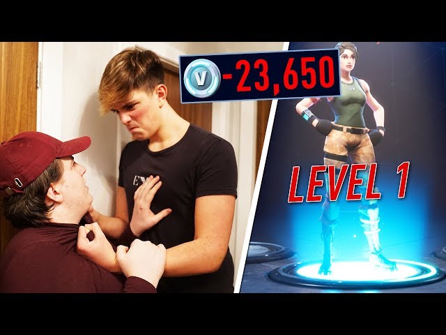 Deleting Morgz $500 FORTNITE Account... [HE KICKED ME OUT!]