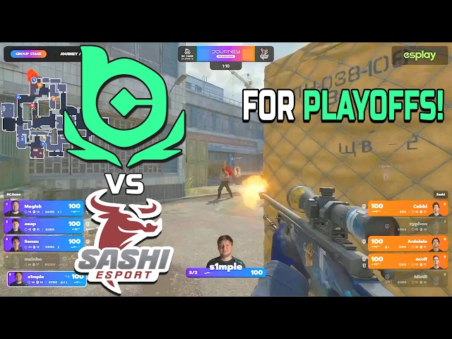 For Playoffs! BC.Game vs Sashi - Highlights - ROG JOURNEY Autumn 2026 - CS2