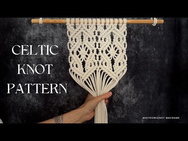 DIY Macramé Celtic Knot / Celtic Knot Pattern for Wall Decor / Macrame Tutorial