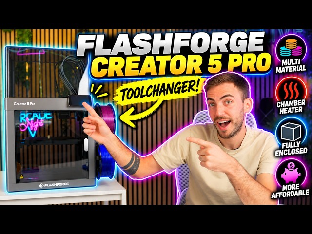 Flashforge Creator 5 Pro – This 3D Printer Is a BEAST