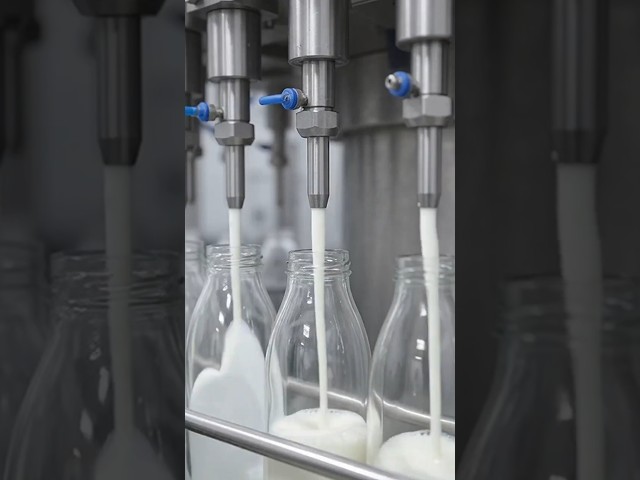 Inside a Modern Milk Factory 🥛 | How Milk Is Processed and Packaged#shorts