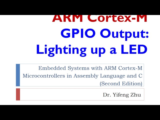 Lecture 6: GPIO Output: Lighting up a LED