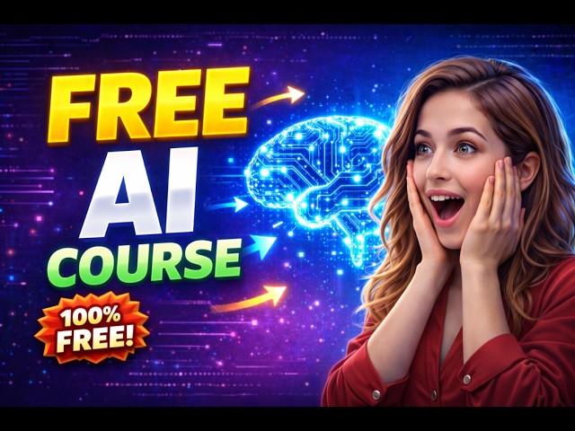Free AI COURSE for Beginners | What is AI? |How AI Works | #course #ai