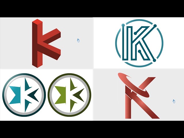 K Letter Logo Design in Illustrator | K Logo Design | Adobe Illustrator Tutorial