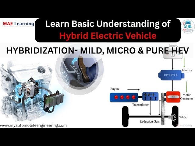 🚗 Hybridization  Mild, Micro & Pure HEV | #electricvehicles  #hybridcars #electriccar #icengine