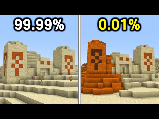 1 In a BILLION Minecraft Seeds