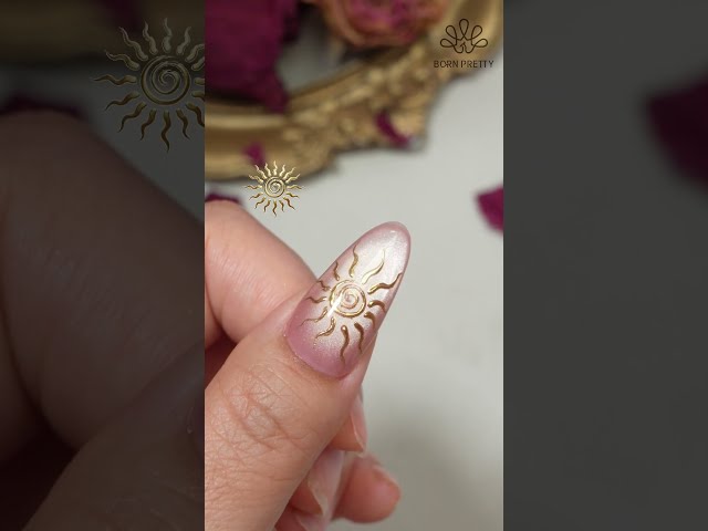 Boho Sun Nail Art | BORN PRETTY