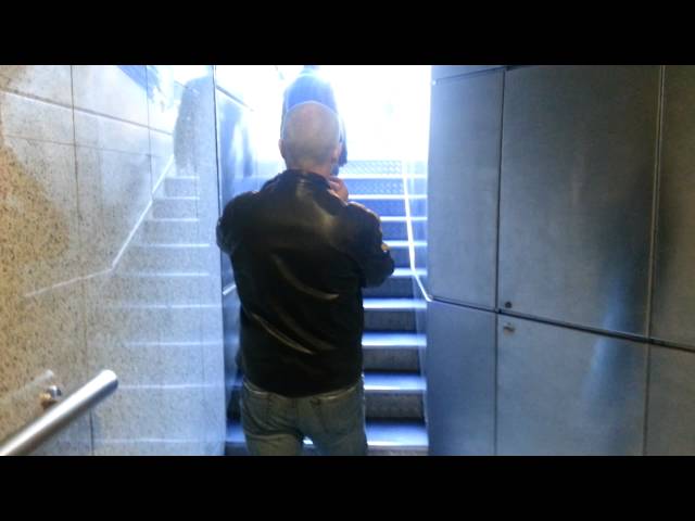 Walking out of the tunnel at the Bernabeu - stadium tour 14/02/2013