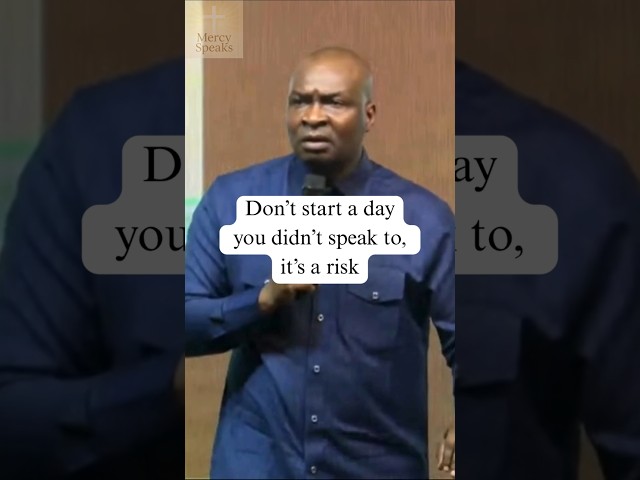 Don't start a day you didn't speak to, it's a risk || Apostle Joshua Selman