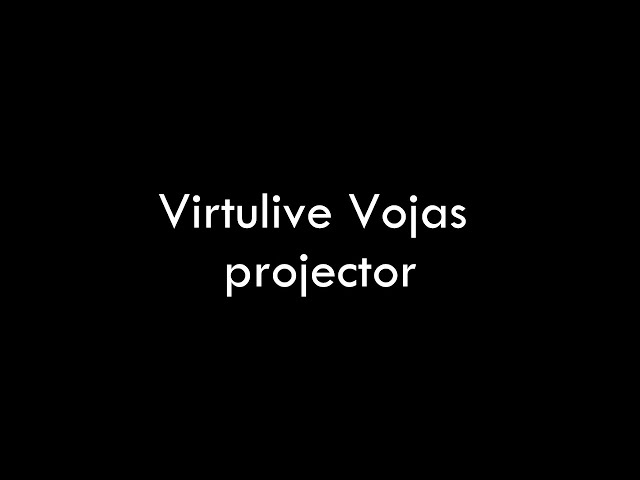 Virtulive Vojas projector review in english
