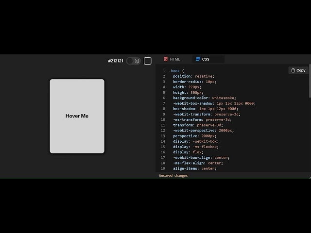 🔥 Modern UI Button Hover Effect | HTML CSS